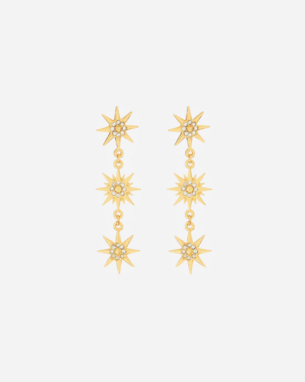 Aretes Estrellas Cristales X3