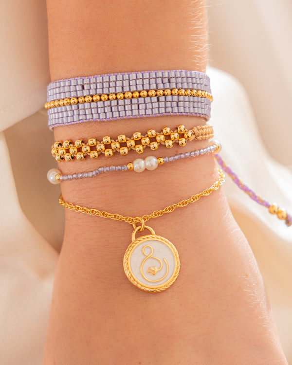 Set X3 Pulseras Corazón Enlazado + Aretes