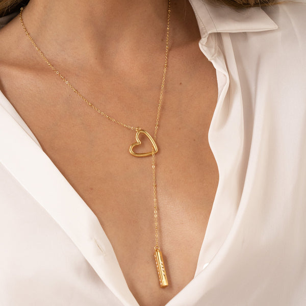 Collar Corbatin Con Significado + Aretes